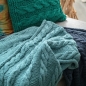 Preview: Strickanleitung Decke Zopfmuster