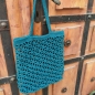 Preview: Hoooked DIY Häkelset Tasche Trogir Petrol