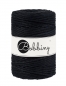 Preview: Bobbiny Macramegarn Durchmesser 5 mm 100 Meter Schwarz
