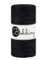 Preview: Bobbiny Macramegarn Durchmesser 3 mm 100 Meter Schwarz
