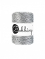 Preview: Bobbiny Macramegarn Durchmesser 3 mm 50 Meter Metallic Silver