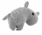 Preview: Amigurumi Rhino grau