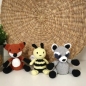 Preview: Amigurumi Häkelset Forest Friends