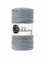 Preview: Bobbiny Macramegarn Durchmesser 3 mm 100 Meter 3fach gedreht Steel