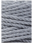Preview: Bobbiny Macramegarn Durchmesser 5 mm 100 Meter 3 fach gedreht Steel