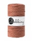 Preview: Bobbiny Macramegarn Durchmesser 3 mm 100 Meter 3fach gedreht Terracotta