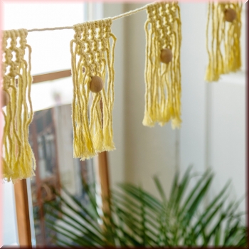 Preview: Makrameanleitung Girlande Vicari