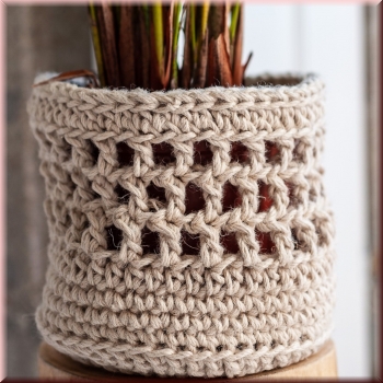 Preview: Häkelanleitung Korb Melilla