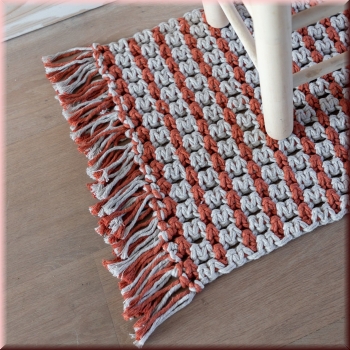 Preview: Makrameanleitung Teppich Medina