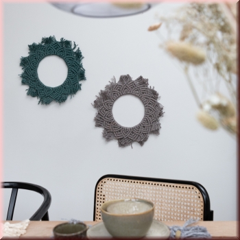 Preview: DIY Makramee-Set Wandbehang Elba Taupe