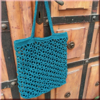 Hoooked DIY Häkelset Tasche Trogir Petrol