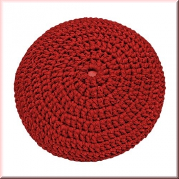 Hoooked DIY Häkel- und Strickset Pouf Marsala