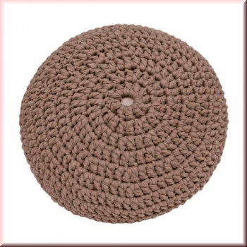Hoooked DIY Häkel- und Strickset Pouf Faded Mauve