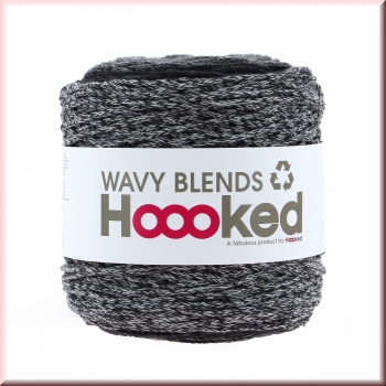 Preview: Hoooked Wavy Blends Anthracit Stone