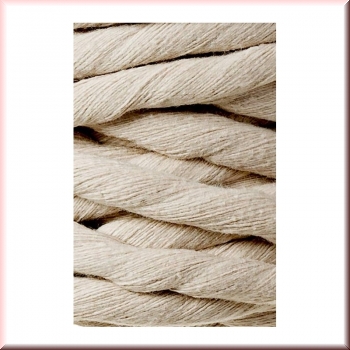 Preview: Bobbiny Macramegarn Durchmesser 9 mm 30 Meter Beige
