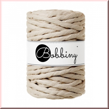 Bobbiny Macramegarn Durchmesser 9 mm 30 Meter Beige