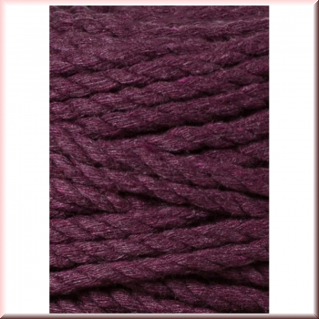 Bobbiny Macramegarn Durchmesser 5 mm 100 Meter 3 fach gedreht Blackberry