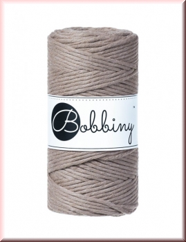 Bobbiny Macramegarn Durchmesser 3 mm 100 Meter Coffee
