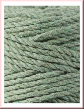 Preview: Bobbiny Macramegarn Durchmesser 3 mm 100 Meter 3fach gedreht Eucalyptus