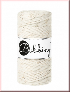 Bobbiny Macramegarn Durchmesser 3 mm 100 Meter Golden Natural