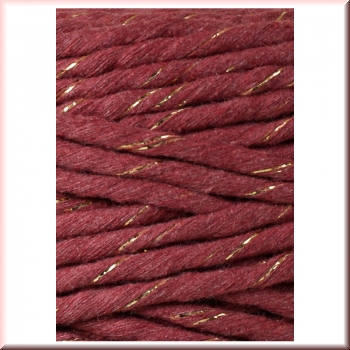 Preview: Bobbiny Macramegarn Durchmesser 5 mm 100 Meter Golden Wild Rose