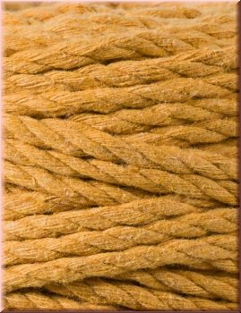 Bobbiny Macramegarn Durchmesser 5 mm 100 Meter 3 fach gedreht Mustard
