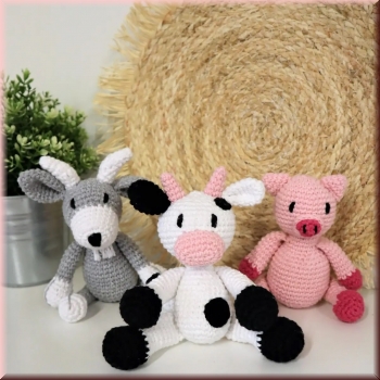 Amigurumi Häkelset Farm Friends