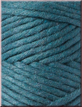Preview: Bobbiny Macramegarn Durchmesser 3 mm 100 Meter Peacock Blue