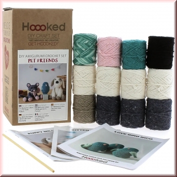 Amigurumi Häkelset Pet Friends