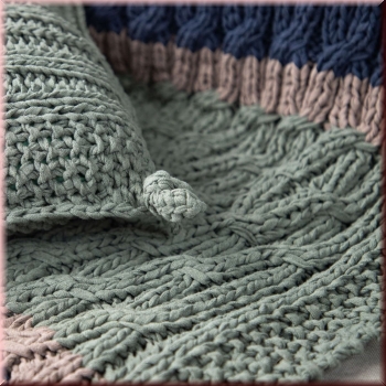 Preview: Strickanleitung Decke Sagres