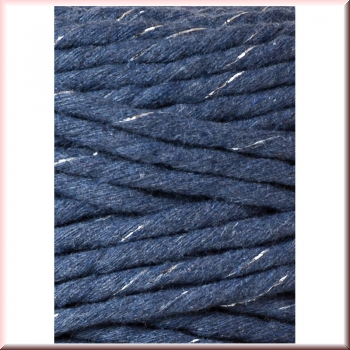 Preview: Bobbiny Macramegarn Durchmesser 5 mm 100 Meter Silverly Jeans