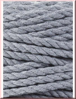 Preview: Bobbiny Macramegarn Durchmesser 5 mm 100 Meter 3 fach gedreht Steel