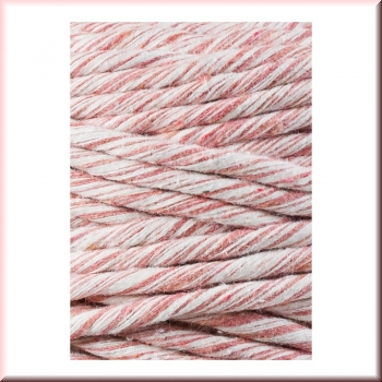 Preview: Bobbiny Macramegarn Durchmesser 5 mm 100 Meter Strawberry