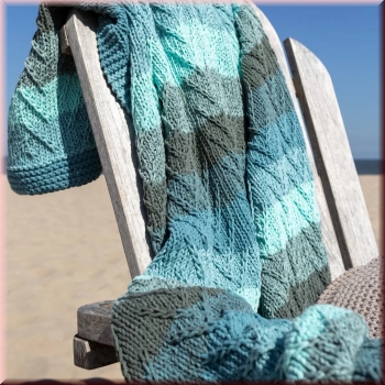 Strickanleitung Decke Colares