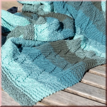 Preview: Strickanleitung Decke Colares