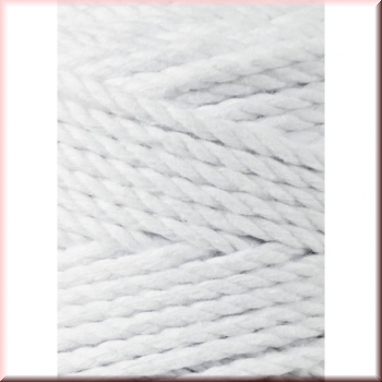 Preview: Bobbiny Macramegarn Durchmesser 3 mm 100 Meter 3fach gedreht Weiss