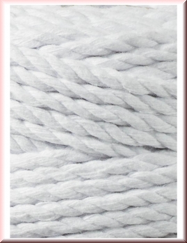 Preview: Bobbiny Macramegarn Durchmesser 5 mm 100 Meter 3 fach gedreht Weiss