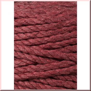 Bobbiny Macramegarn Durchmesser 5 mm 100 Meter 3 fach gedreht Wildrose