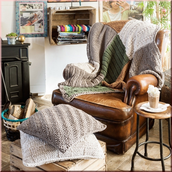 Strickanleitung Decke Natural Home