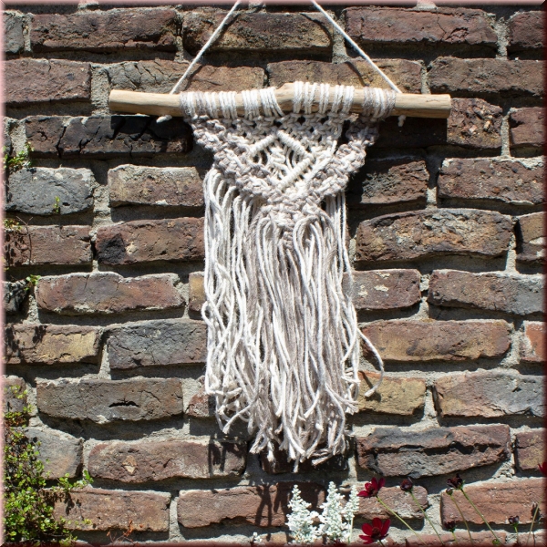 Makrameanleitung Wandbehang Ubeda