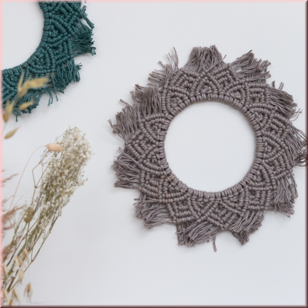 DIY Makramee-Set Wandbehang Elba Taupe