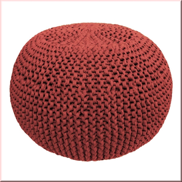 Hoooked DIY Häkel- und Strickset Pouf Brick