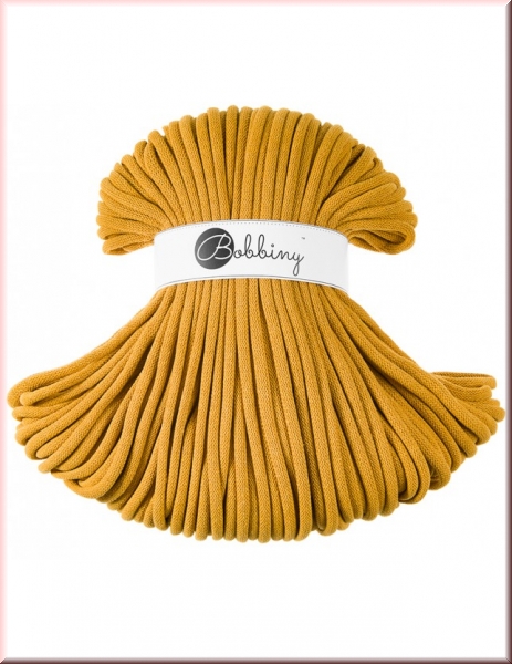 Bobbiny Cords 9mm 100Meter Mustard