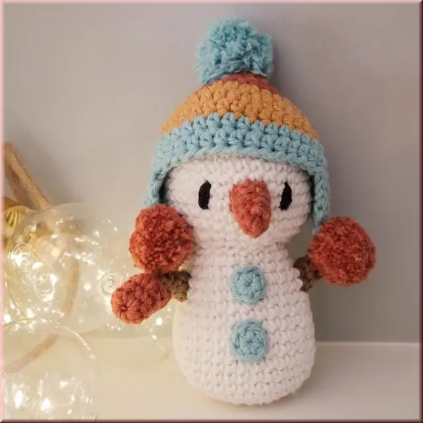 Amigurumi Schneemann Santa