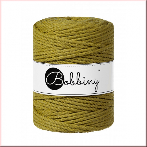Bobbiny Macramegarn Durchmesser 5 mm 100 Meter 3 fach gedreht Kiwi
