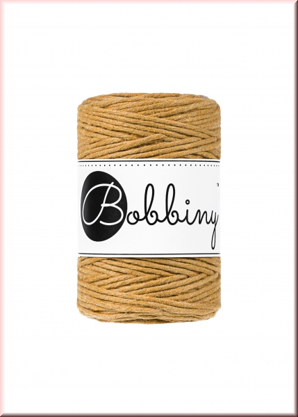 Bobbiny Macramegarn Durchmesser 1,5 mm 100 Meter Mustard