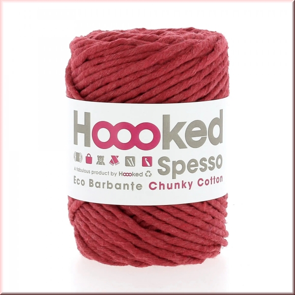 Hoooked Spesso Chunky Cotton Ruby 50 Meter