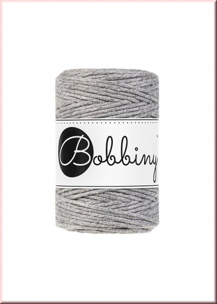 Bobbiny Macramegarn Durchmesser 1,5 mm 100 Meter Silver