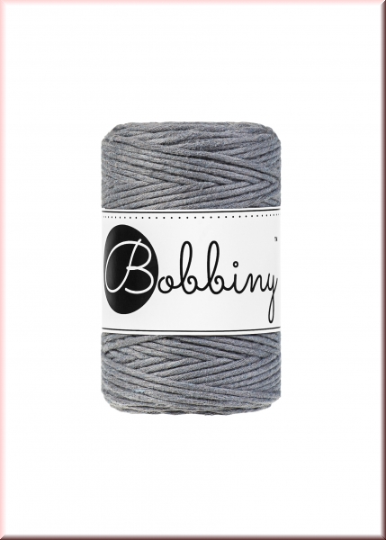 Bobbiny Macramegarn Durchmesser 1,5 mm 100 Meter Steel