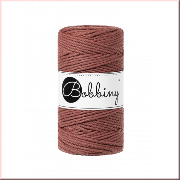 Bobbiny Macramegarn Durchmesser 3 mm 100 Meter 3fach gedreht Sunset